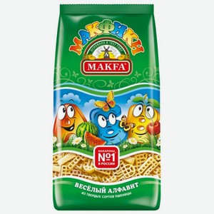 Макароны детские Makfa Макфики Веселый алфавит, с 3 лет, 300 г