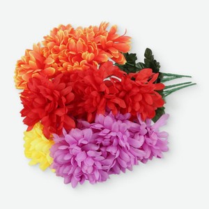 Букет искусственных цветов Хризантемы Маркет 42см, 5шт