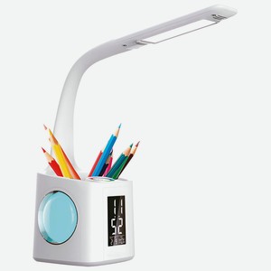 Настольная лампа светильник ночник с органайзером и дисплеем