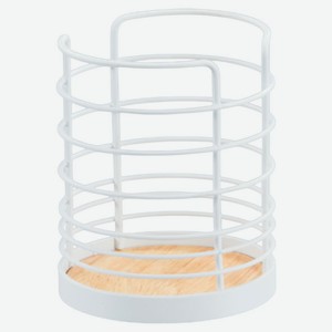 Держатель для посуды Actuel белый, 9,5x9,5x14 см