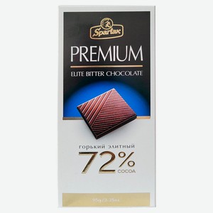 Шоколад «Спартак» Premium Элитный горький 72%, 95 г
