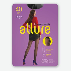 Колготки женские ALLURE RIGA 40 den черные, р. 4