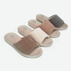 Тапочки женские LuckyLand с открытым носом, размер 36 в ассортименте