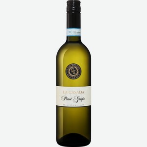 Вино La Casada Pinot Grigio DOC Delle Venezie белое сухое 12% 0.75л, 750 мл