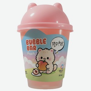 Напиток Bubble Bar Peach Персик сокосодержащий, 340мл, 340 мл