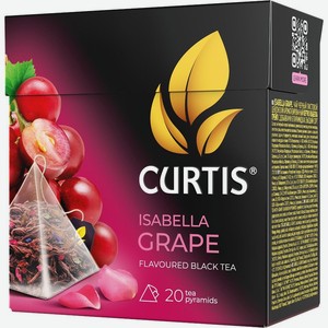 Чай Curtis Isabella Grape черный в пакетиках 20х1.8г, 20 шт