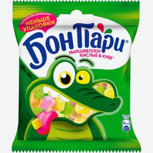 Суфле БОН ПАРИ Кислые в кубе со вкусом фруктов, Россия, 65 г