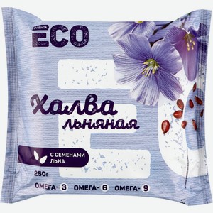 Халва ЛЕНТА ECO Льняная с семенами льна, Россия, 250 г