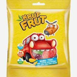 Мармелад жевательный «КрутФрут» в форме машинок, 30 г