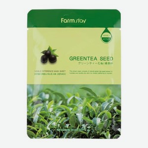 Тканевая маска для лица с зеленым чаем Farmstay 23мл