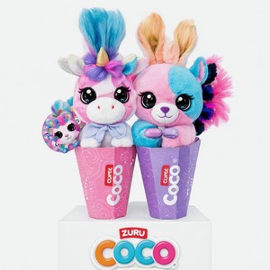 Игрушка Zuru Coco Cones плюшевый зверёк в конусе