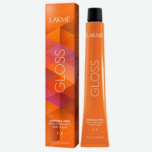 LAKME Перманентная крем-краска Gloss, № 3/00 Темно-каштановый, 60 мл