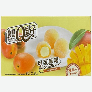 Какао моти Qidea с манго