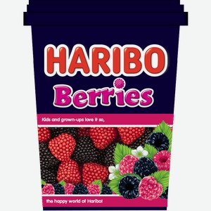 Жевательный мармелад с фруктовым вкусом Харибо Ягоды