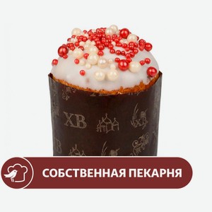 Кулич АШАН Покровский с изюмом и помадкой, 100 г