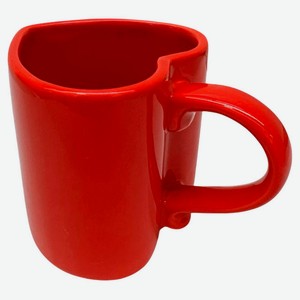 Кружка Actuel Сердце красная, 300 мл