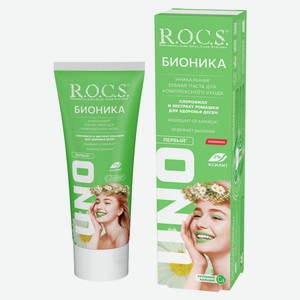Зубная паста R.O.C.S. Uno Bionica для комплексного ухода, 74 г