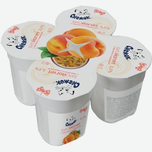 Биойогурт Снежок Персик Маракуйя 2.5% 120г