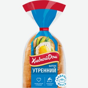 Батон Хлебный дом Утренний нарезка 200г
