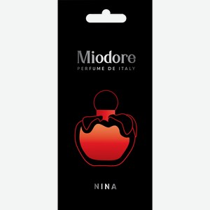 Ароматизатор воздуха MIODORE Nina №3 мотив Nina, Nina Ricci, подвесной сухой