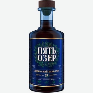 Бальзам Пять Озер Сибирский бальзам 35%, 0.5 л