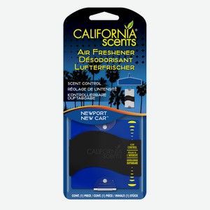 Ароматизатор автомобильный California Scents Саr scents New Port New Car, 70г