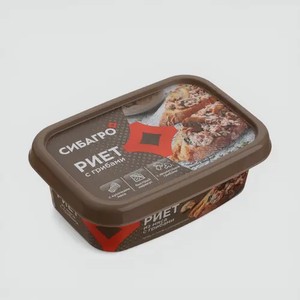 Риет «Сибагро» с грибами, 150 г