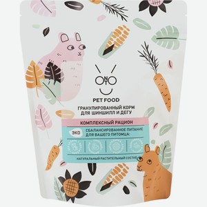 Корм для шиншилл и дегу ONTO Гранулированный, Россия, 500 г