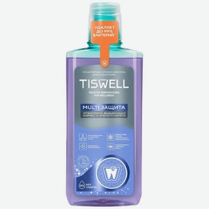 Ополаскиватель для полости рта Tiswell Multi защита мицеллярный, 500мл