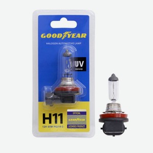 Лампа автомобильная галогенная Goodyear Н11 12V 55W PGJ19-2