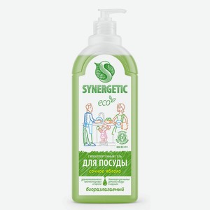 Средство д/мытья посуды Synergetic Яблоко 1л