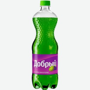 Напиток безалкогольный Добрый киви-виноград газированный 1л