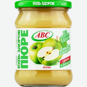 Пюре ЧТМ fantasy brands яблочное стерилизованное, Беларусь, 450 г