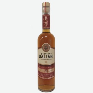 Коньяк Daliani 5-летний грузинский 40% 500мл, 500 мл