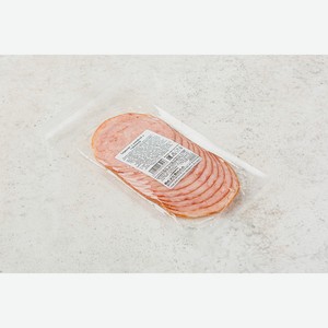 Сервелат с индейкой и говядиной, нарезка