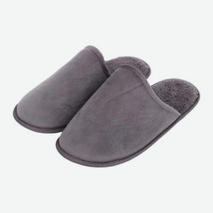 Мужские тапочки серые р.40-41 закрытые