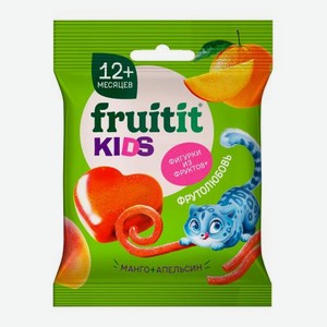 Пастилки Фрутолюбовь клубника-вишня Fruit it Kids 15г