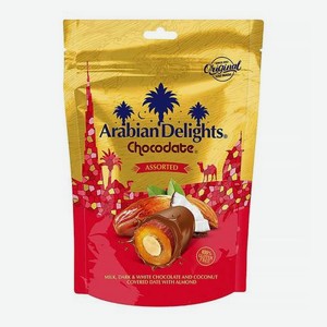 Финики в глазури Arabian Delights с миндалем Ассорти Chocodate 70г