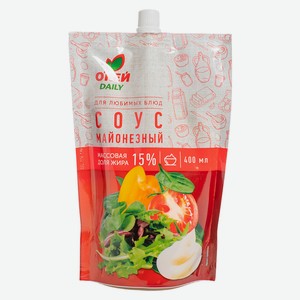 Соус майонезный ОКЕЙ Daily Провансаль 15% 400мл дой-пак