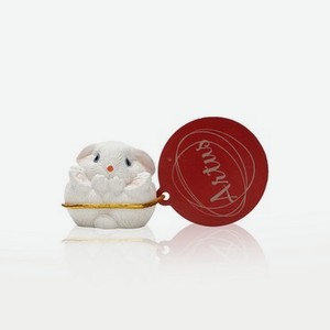 Сувенир Artus Новый Год   Кролик круглый   Белый