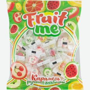 Карамель леденцовая FRUIT ME с ягодными и цитрусовыми вкусами, 180г
