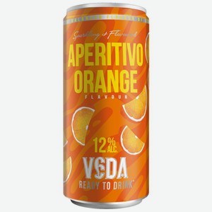 Напиток Veda аперитиво оранж 12%, 250мл