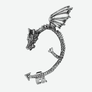 NOTHING BUT LOVE Серьга  Объятия дракона , Серебряный