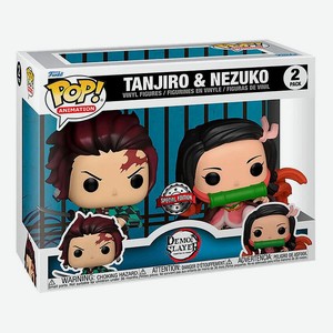 FUNKO Фигурка Demon Slayer Pack 2 Tanjiro And Nezuko figure, Мультиколор