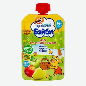 Пюре фруктовое Черноголовка Бэйби Фруктовый салатик