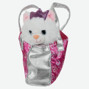 Игрушка мягкая «Мой питомец» сумочке 18 см, 1 шт в ассортименте