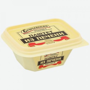 Паштет Егорьевская колбасно-гастрономическая фабрика из печени, 150 г