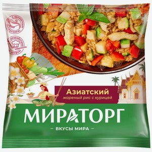 Смесь овощная Мираторг Азиатский жареный рис с курицей замороженная 400 г