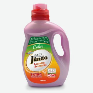 Гель для стирки Jundo для цветного белья (Color) с коллагеном 1 л