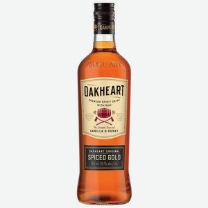 Коктейль Oakheart Original Spiced Gold с ромом 35% 700мл, 700 мл